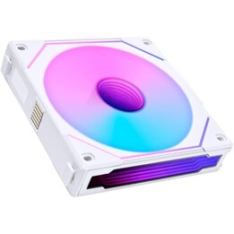 Lian Li UNI Fan SL-Infinity 120 Reverse Blade, paquete individual, ventilador ARGB, 120 mm, blanco