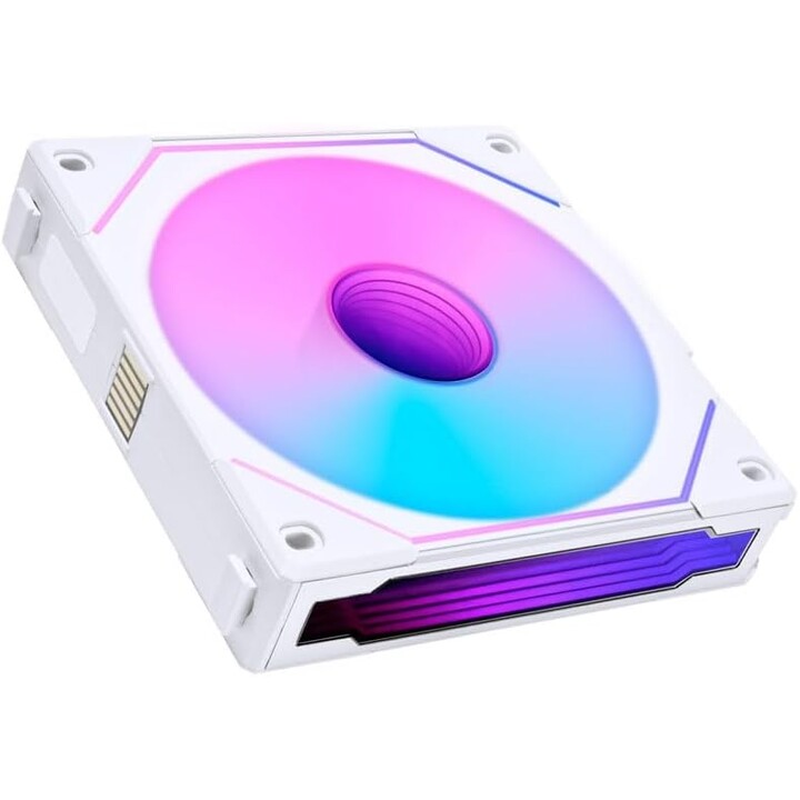 Lian Li UNI Fan SL-Infinity 120 lama inversa, confezione singola, ventola ARGB, 120 mm, bianco