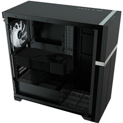 Valkyrie VK02 Lite Boîtier de jeu RVB Moyen-tour avec 1 ventilateur Côté verre Noir