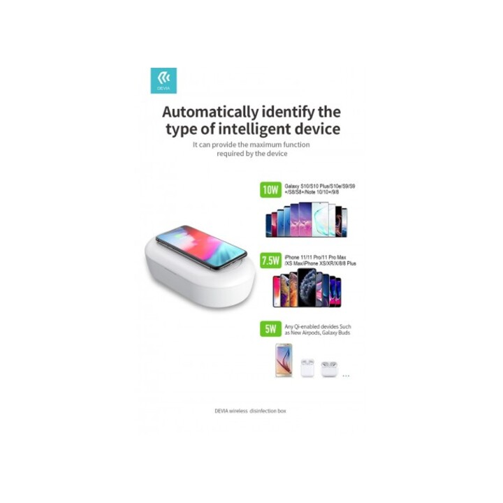 Wireless Charger + UV disinfection box