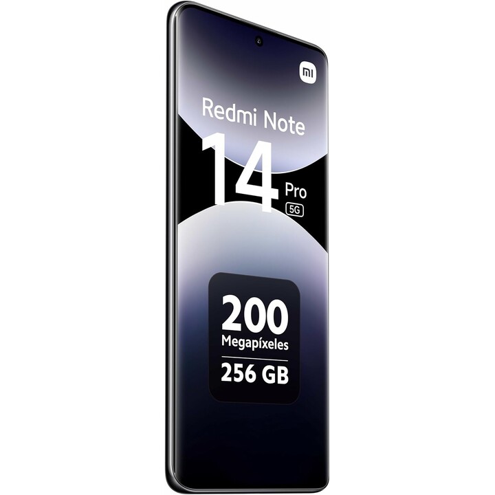 Xiaomi Redmi Note 14 Pro 5G, 8+256GB, 200MP AI camera, 5110mAh battery, AI features, Black