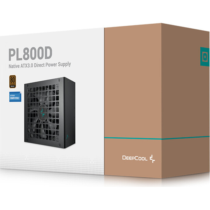 DeepCool PL800D ATX3.0 Alimentatore diretto 800 W, 80 PLUS Bronzo verificato
