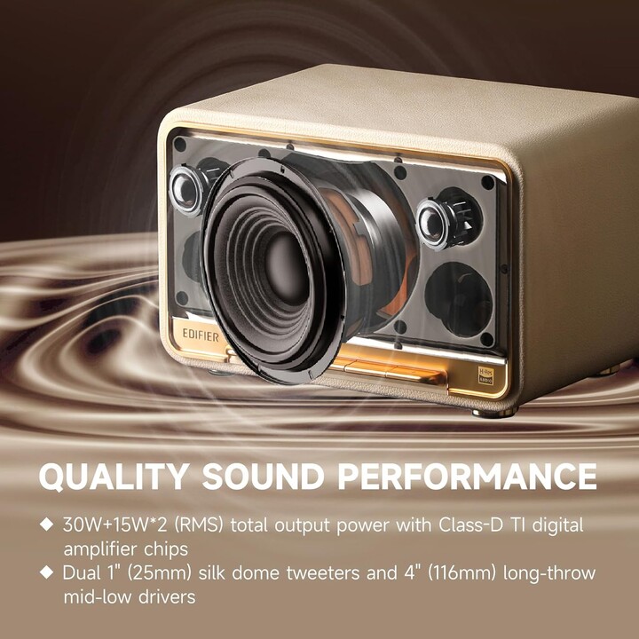 Edifier D32 60W weißer Bluetooth-Lautsprecher