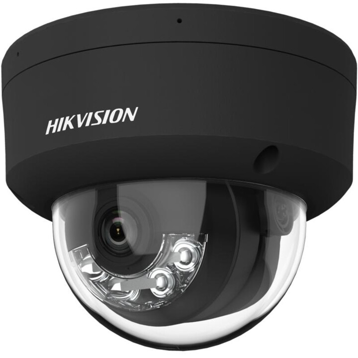 Câmera de rede de cúpula fixa de luz híbrida inteligente Acusense de 8 MP DS-2CD2183G2-LIS2U (4 mm)