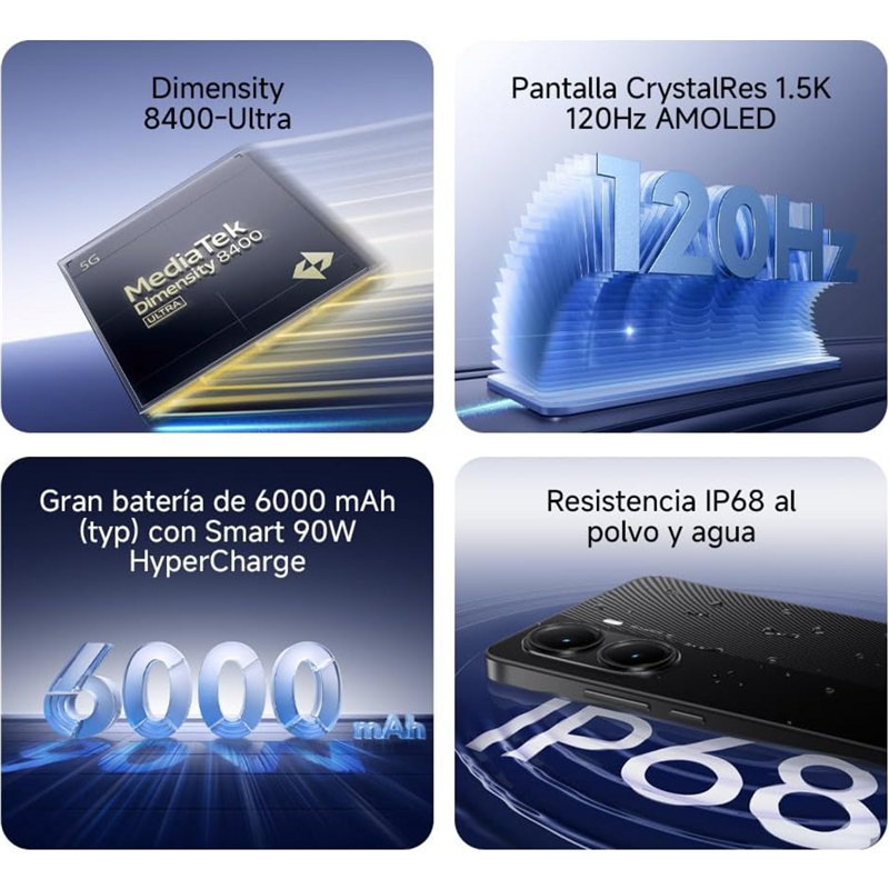 Xiaomi POCO X7 Pro, 12+512GB, 5G Smatphone, 50MP camera with