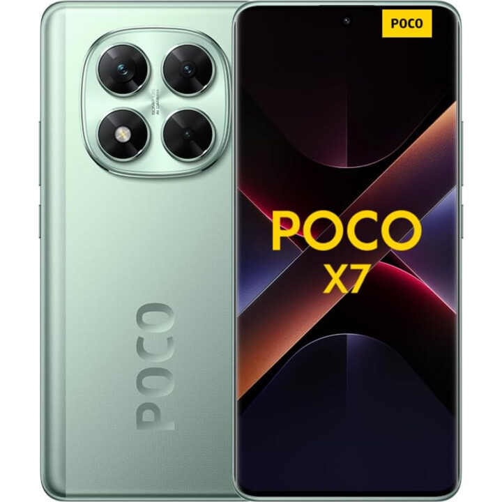 Xiaomi POCO X7, 12 + 512 GB, Smatphone 5G, câmera de 50 MP com OIS, bateria de 5110 mAh, verde
