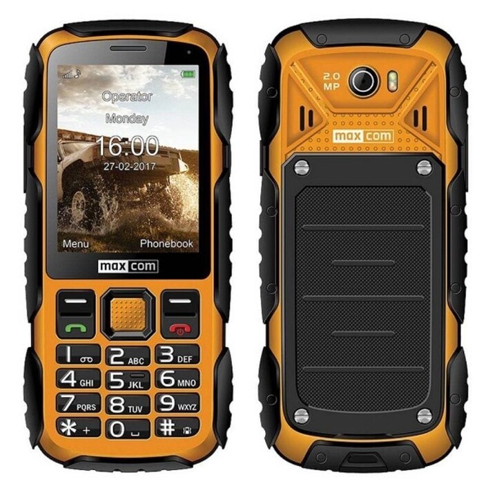 Telefono cellulare robusto Maxcom MM920 / Giallo