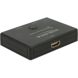 DeLOCK 18749 Black - HDMI Video Switcher