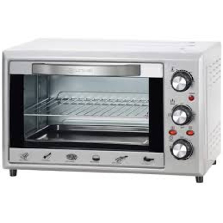 Grunkel multifunction electric oven 28l silver hr-28silver