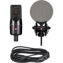 sE Electronics X1 S Vocal Pack-Mikrofon mit Shockmount und Kabel