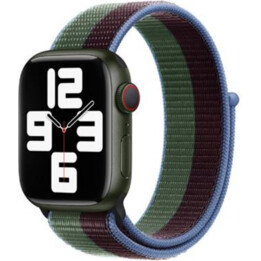 Devia Correa devia para apple watch 42/44/45/49mm loop duo eucalipto verde/marrone