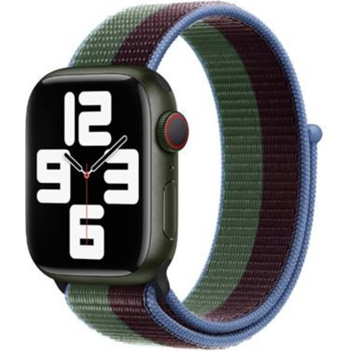 Devia Correa devia para apple watch 42/44/45/49mm loop duo eucalipto verde/marrom
