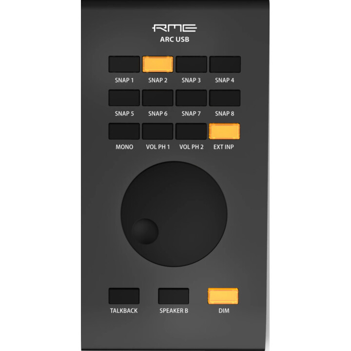 RME ARC USB Noir - Télécommande avancée