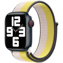 Pulseira Devia para Apple Watch 38/40/41Mm Loop Duo Leite de Aveia/Amarelo