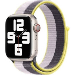Correia Devia para Apple Watch 38/40/41Mm Loop Duo Lillac/Meia-Noite Preto