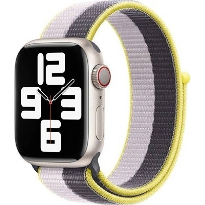 Cinturino Devia Per Apple Watch 38/40/41Mm Loop Duo Lilla/Nero Mezzanotte
