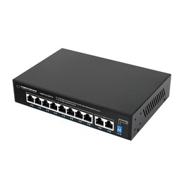 Esperanza ENS106 PoE-Switch mit 10 Anschlüssen 10/100 96W schwarz