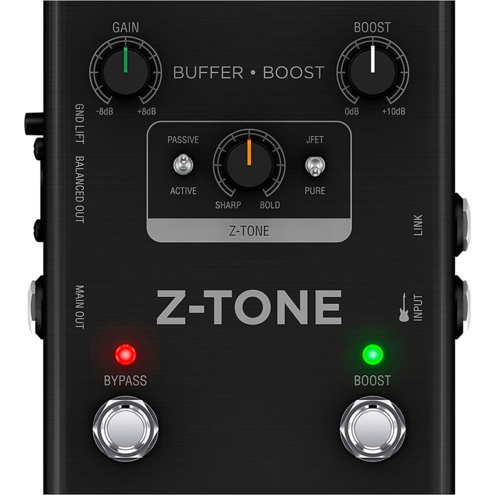 IK Multimedia IK Z-TONE Buffer Boost - preamplificador y caja DI con efecto Boost