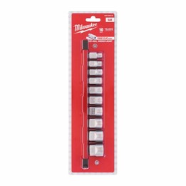 MILWAUKEE SOCKET SET 10 pcs. 3/8" IMPERIAL
