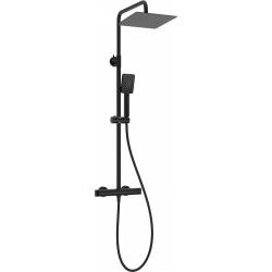 Rain shower with thermostatic shower mixer