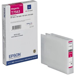 Cartucho magenta Epson t7563 wf pro wf-8010 wf-8090 wf-8510 wf-8590