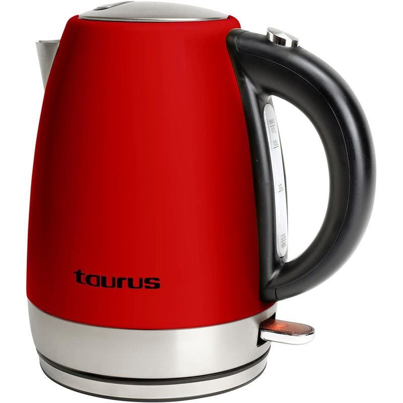 Taurus Vintage Red Electric Kettle Red