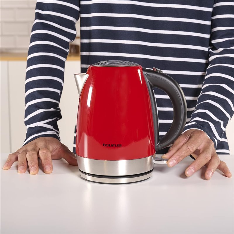 Taurus Vintage Red Hervidor Eléctrico Rojo