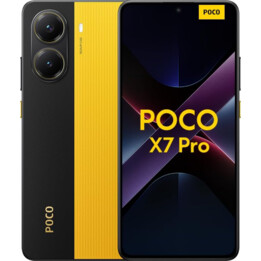 Xiaomi POCO X7 Pro, 12+256 GB, 5G-Smartphone, 50-MP-Kamera mit OIS, 6000 mAh, 90 W HyperCharge, KI-Funktionen, Gelb
