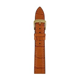 Cinturino in pelle Zeppelin, marrone, 18 mm
