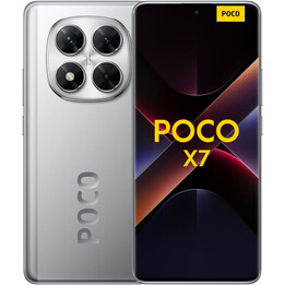 Xiaomi POCO X7, 8 + 256 GB, Smatphone 5G, câmera de 50 MP com OIS, bateria de 5110 mAh, prata