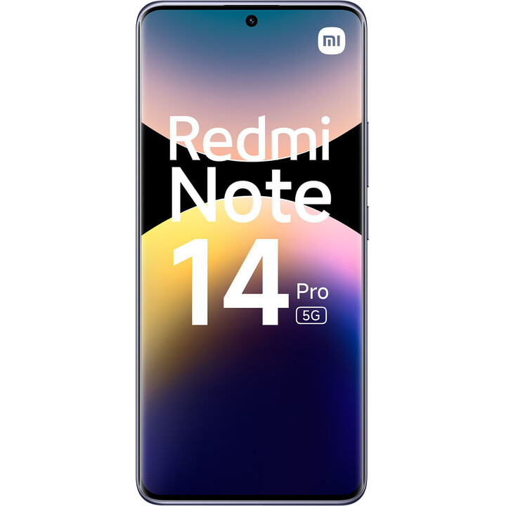 Xiaomi Redmi Note 14 Pro 5G, 8+256 GB, 200 MP AI-Kamera, 5110 mAh Akku, AI-Funktionen, Lila
