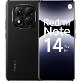Xiaomi Redmi Note 14 Pro 5G, 8+256GB, Cámara AI de 200MP, Batería de 5110mAh, Funciones AI, Negro