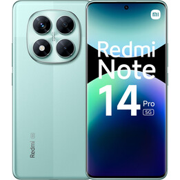 Xiaomi Redmi Note 14 Pro 5G, 8+256GB, 200MP AI camera, 5110mAh battery, AI features, Green