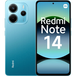 Xiaomi Redmi Note 14, 8 + 256 GB, sistema de câmera AI de 108 MP, bateria de 5500 mAh, recursos AI, azul