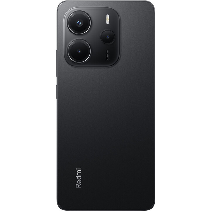 Smartphone Xiaomi Redmi Note 14, 8+256 GB, sistema fotocamera AI da 108 MP, batteria da 5500 mAh, funzionalità AI, Nero
