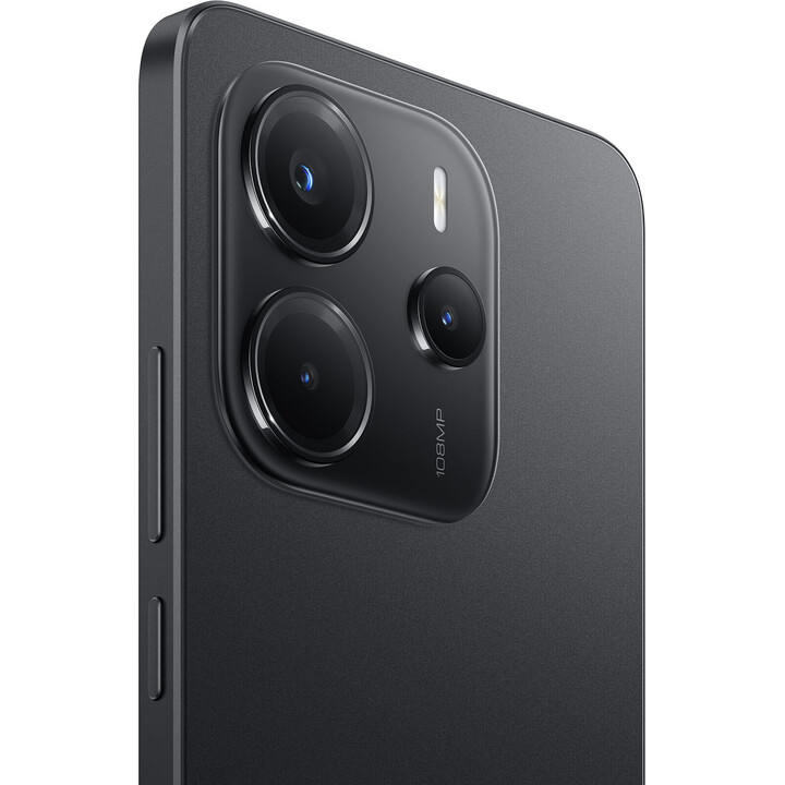 Smartphone Xiaomi Redmi Note 14, 8+256 GB, sistema fotocamera AI da 108 MP, batteria da 5500 mAh, funzionalità AI, Nero