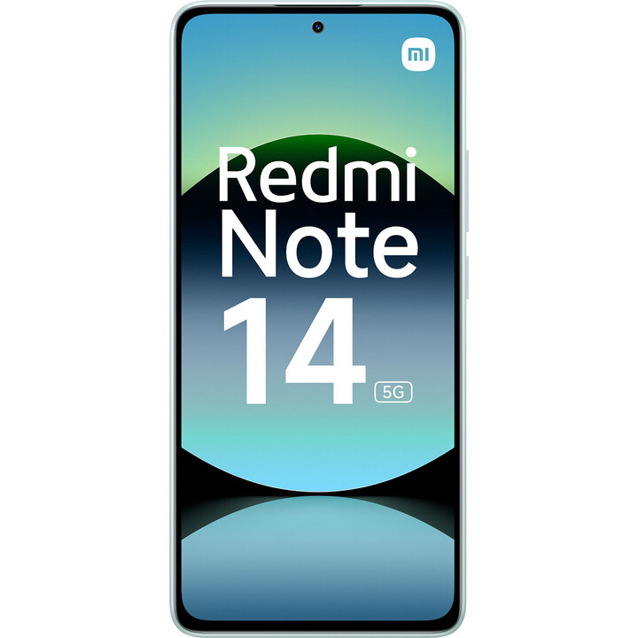 Xiaomi Redmi Note 14 5G, 8+256GB, Sistema de cámara AI de 108MP, Batería de 5500mAh, Funciones AI, Verde