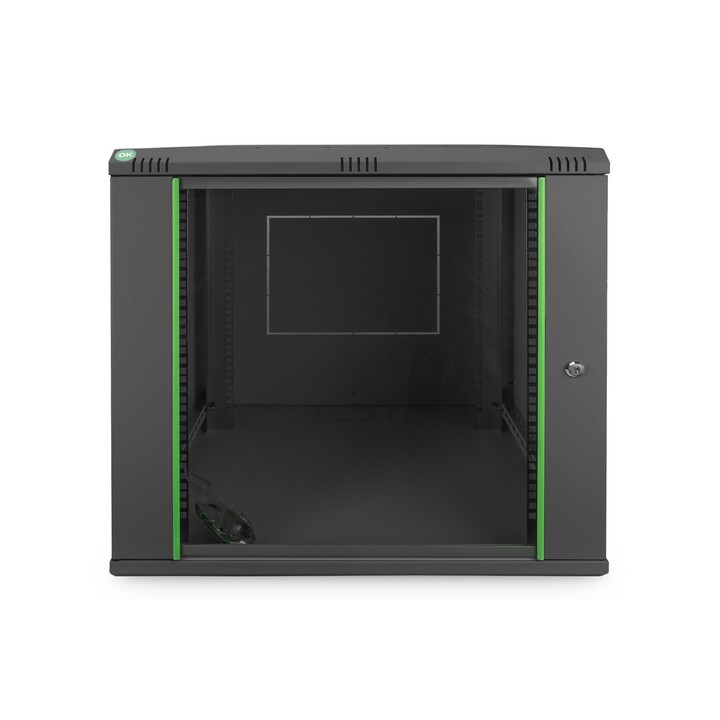 ASSMANN Electronic DN-19 12U-6/6-EC-SW Wandgehäuse 12U Schwarz