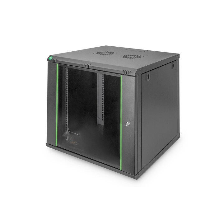 ASSMANN Electronic DN-19 12U-6/6-EC-SW Wandgehäuse 12U Schwarz