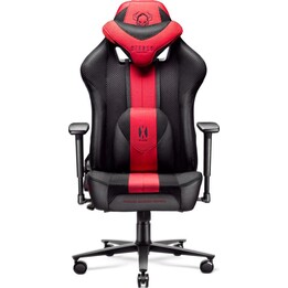 Gaming-Stuhl DIABLO X-PLAYER 2.0 normaler anthrazit-karmesinroter Stuhl