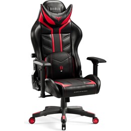 Gaming chair DIABLO X-RAY normal chair black and red