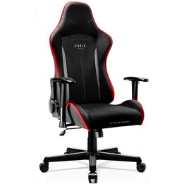 Gaming-Stuhl Diablo X-St4Rter Schwarzer LED-Stuhl