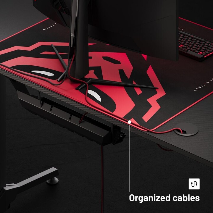 Mesa de jogos DIABLO X-MATE 1600 preta