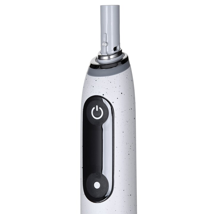 ORAL-B iO Series 10 Stardust White elektrische Zahnbürste + iO Sense-Ladegerät Weiß