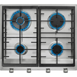 Teka Ex 60.1 4G AI AL DR CI NTB 60 cm 4 Zones Silver Gas Hob