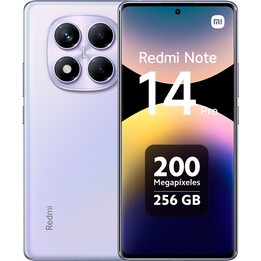 Xiaomi Redmi Note 14 Pro, Smartphone 4G 8+256GB, 50 Milioni di Pixel, Funzione NFC, Viola