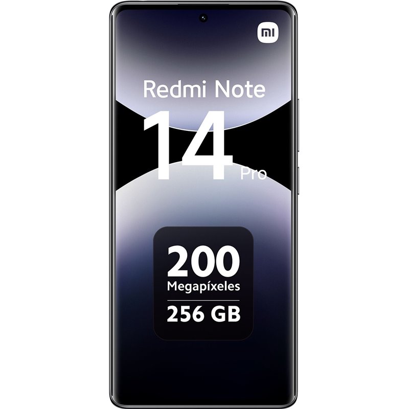 Xiaomi Redmi Note 14 Pro, 4G Smartphone 8+256GB, 50 Million Pixels, NFC Function, Midnight Black