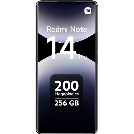 Xiaomi Redmi Note 14 Pro, 4G Smartphone 8+256GB, 50 Million Pixels, NFC Function, Midnight Black