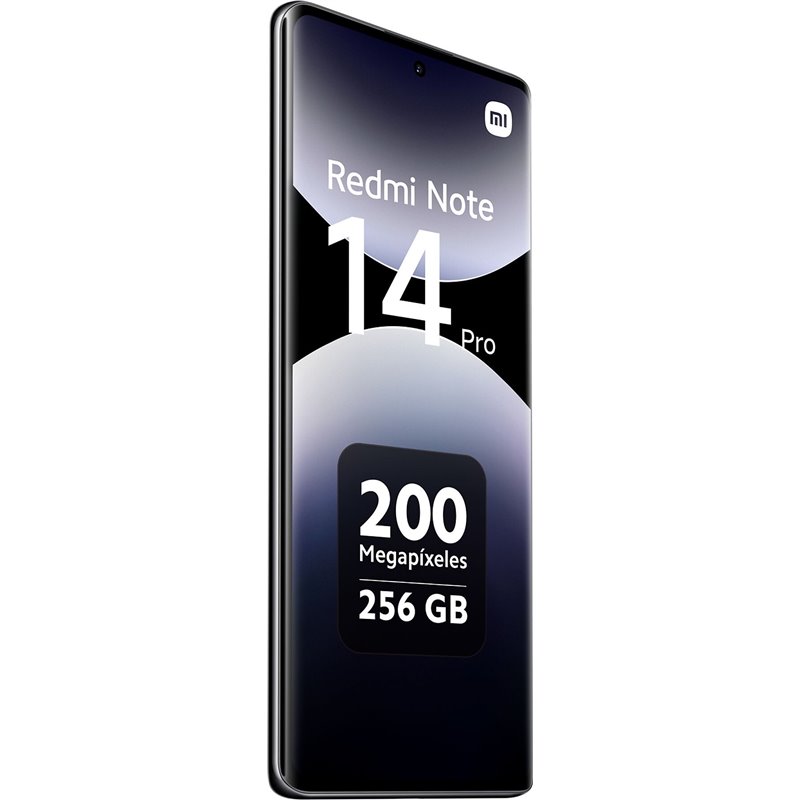 Xiaomi Redmi Note 14 Pro, 4G Smartphone 8+256GB, 50 Million Pixels, NFC Function, Midnight Black
