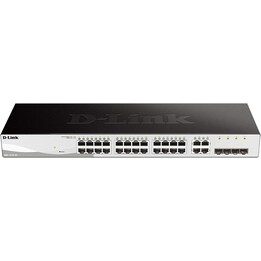 Switch di rete DD-Link DGS-1210-24 Managed L2 Gigabit Ethernet (10/100/1000) Nero, Grigio 1U